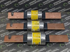 USED Lot of 3 Bussmann LPS-RK-400SP Low-Peak Dual Element Fuses 400A Yellow