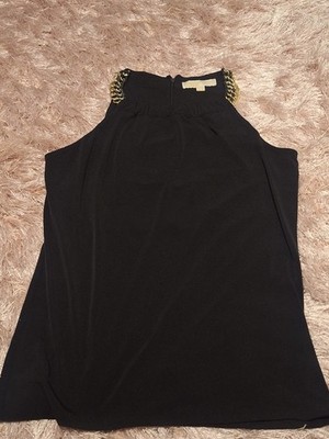 Damen Top Bluse von Michael Kors Gr. S Schwarz