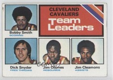 1975-76 Topps Team Leaders Bobby Smith Dick Snyder Jim Chones Cleamons #120 0a1
