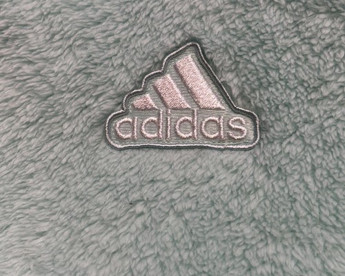 adidas Girls Cozy Aqua Furry Sherpa Hoodie Size S (7/8) Brand New‼️ - Picture 3 of 6