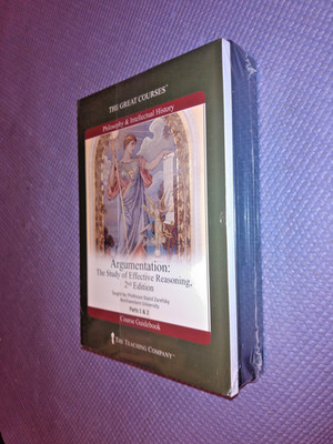 Great Courses CDs  :     ARGUMENTATION The Study Effective of Reasoning     NEW