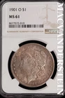 1901-O Morgan Dollar-NGC MS 61 Brilliant Uncirculated #SLM489
