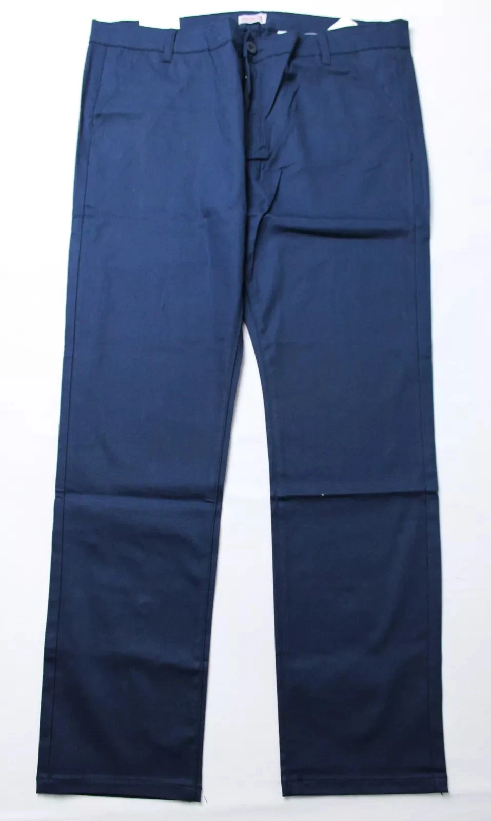 BASTION TRAIL MEN'S CHINO 4 WAY STRETCH PANTS SLIM FIT - SIZE: MEN 32X31 - NAVY
