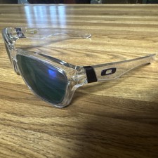 Oakley Jupiter Sunglasses Clear/ Violet VGC  