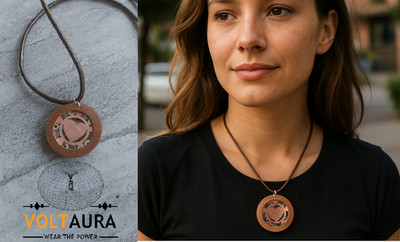 tartarian technology galvanic magneto pendant necklace for aura amplification