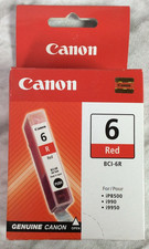 Genuine Canon BCI-6R Red Ink Cartridge 8891A002