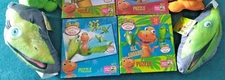 new pbs kids DINOSAUR TRAIN 24 PIECE PUZZLE & PLUSH choice LOT tiny don