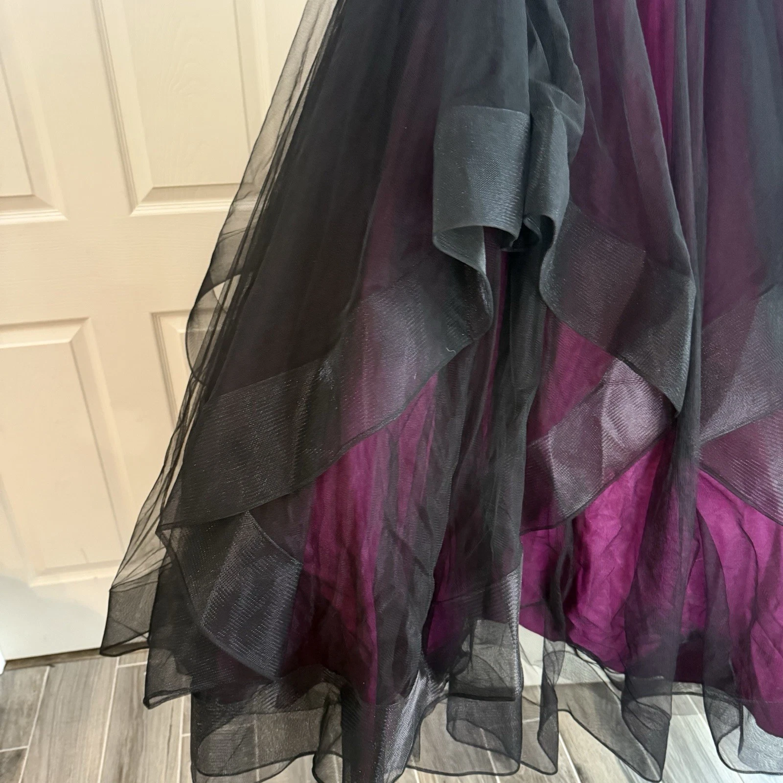 UNDERCOVER Abito da ballo taglia 4 Fairy Grunge Whimsigoth 2 pezzi gonna intera reggicalze top