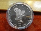 1982 Monex International LTD Eagle Proof 1 Oz .999 Silver Bullion Round Lot A