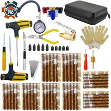 Auto Tire Repair Kit Puncture Plug Tool Tire Strips Stiring Glue Repair Tool
