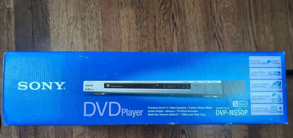 SONY DVD Player Model DVP-NS50P CD/DVD - New Sealed - Image 2 of 4