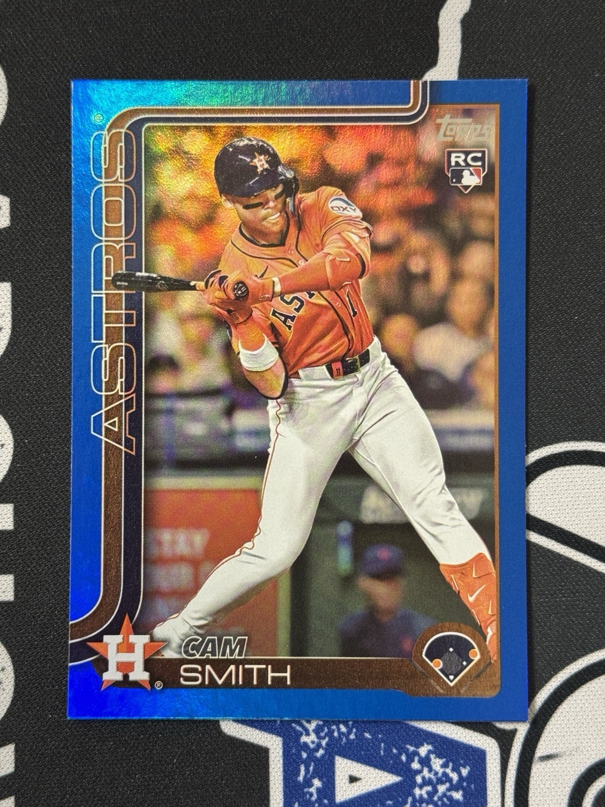 2025 Topps MLB Update RC Rookie #US298 CAM SMITH ASTROS Blue Foil #/150 NM-MT