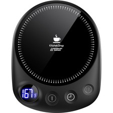KitchekShop Coffee Mug Warmer - Fastest Heating & Highest Temperature, Black