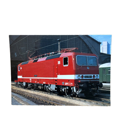 Ansichtskarte Postkarte Eisenbahn Zug Lok 244 159-1 HBF Leipzig Ungelaufen