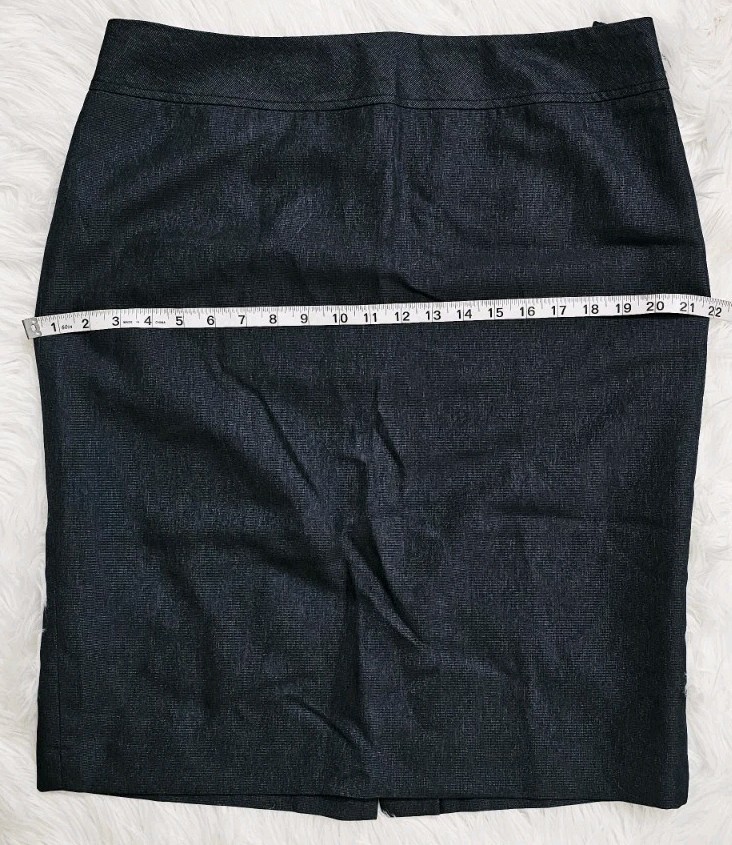 Le Suit Charcoal Gray/ Black Skirt Lined Micro Checked Suit Business Formal Sz12