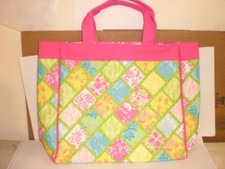 TWO NEW  LILLY PULITZER MEDIUM TOTE  BAG WITH SNAP