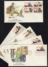 1977 Skilled Hands Revolutionary War Sc 1717-20 1720a premium Fleetwood set of 5