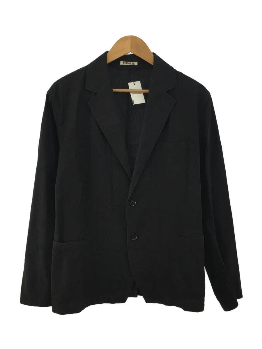 AURALEE 20SS FINX HARD TWIST GABARDINE JACKET 4 black cotton A20SJ01FB
