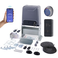 CO-Z 3300lbs Automatic Sliding Gate Door Opener with APP Control & 4 Remotes