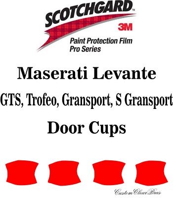 B 3M Scotchgard Paint Protection Pro Series 2019 2020 2021 Maserati Levante GTS