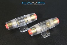 2PK 4 6 8 10 GAUGE MINI ANL FUSE HOLDER AFC MIDI FUSES HIGH QUALITY CAR AUDIO