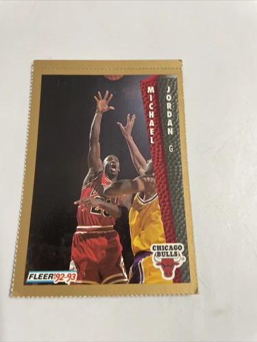 1992-93 Fleer Michael Jordan NBA Basketball Card #32 Chicago Bulls