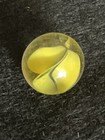 Vintage Marble Yellow Egg Yolk 4 Four Vane Cateye Unique Flow Collectible Toys — photo 4