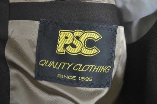 Chaleco Traje 38S Chaqueta 35x27 Pantalón Vintage Años 70 Para Hombre Poliéster Marrón 3 Piezas - Imagen 6 de 12