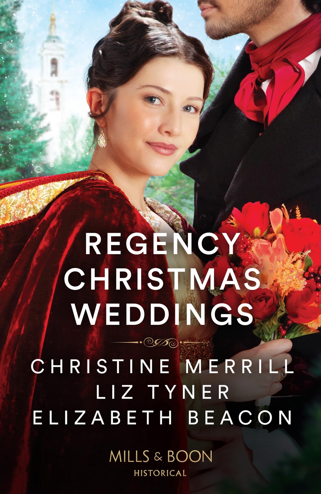 Christine Merrill Liz Tyner Elizabeth Beac Regency Christmas Weddin (Tascabile)
