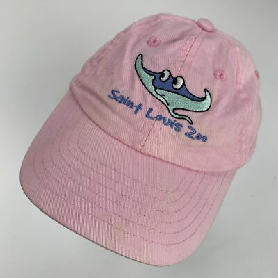 St Louis Zoo Stingray Toddler Ball Cap Hat Adjustable Baseball Pink