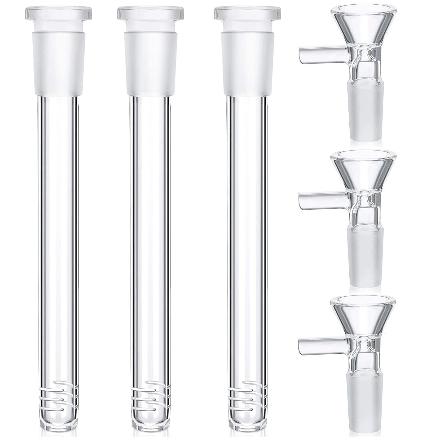 GLASS STEM FOR WATER PIPE