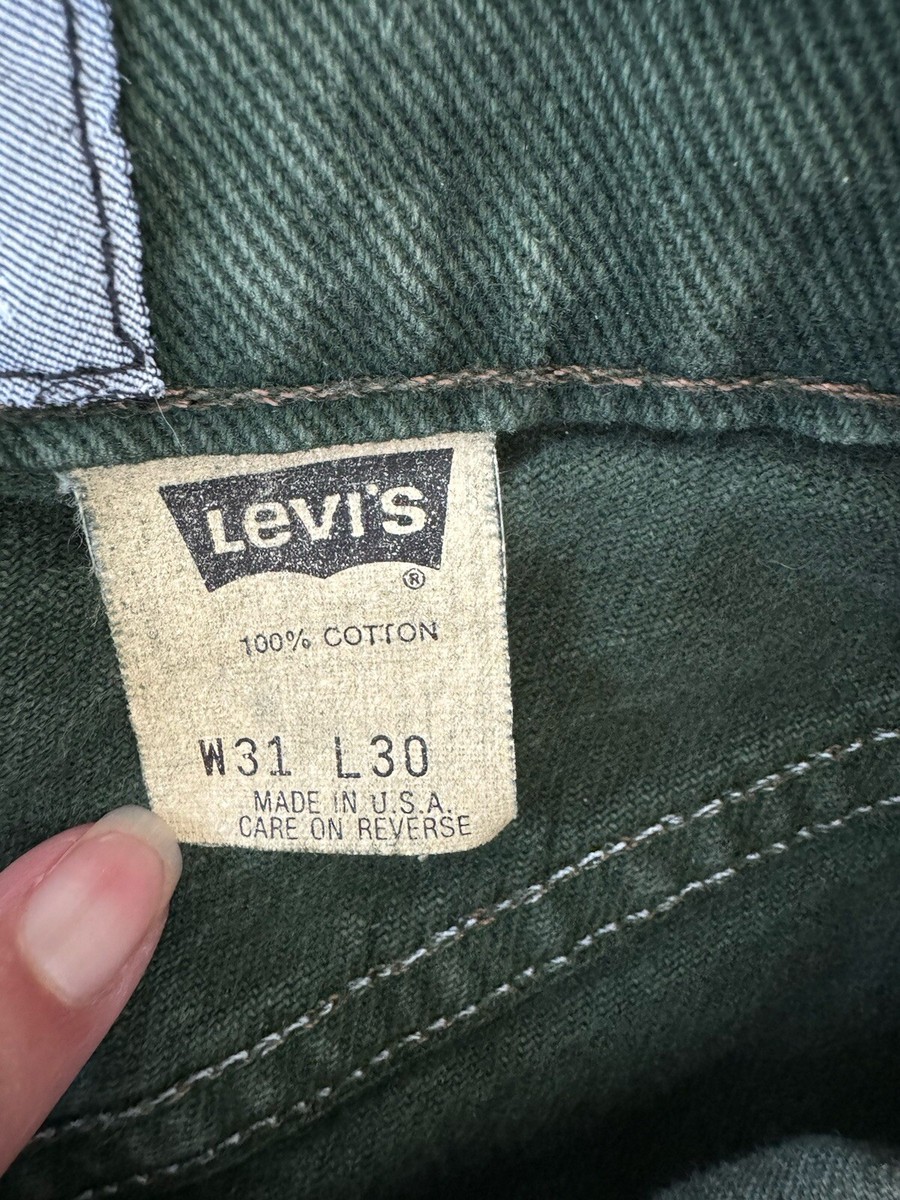 VTG Levi's SilverTab Baggy Jeans Green 31x30 (30x30) Purple VTG Levi's SilverTab Baggy Jeans Green 31x30 (30x30) Purple