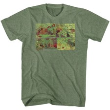 Popeye The Sailor Man Vintage Fighting Around The World Comic Men's T Shirt