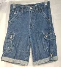 Rocawear Cargo Shorts Boys 10 Waist 27 Embroidered Back Pockets