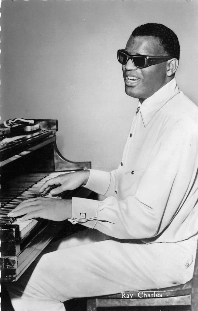 RPPC RAY CHARLES Piano Soul Music Blues Echte Foto c1950s Vintage Postcard  | eBay