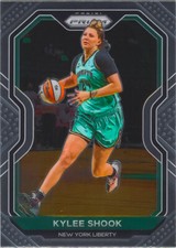 Kylee Shook 2021 Panini Prizm WNBA Basketball Chrome Card #66 New York Liberty