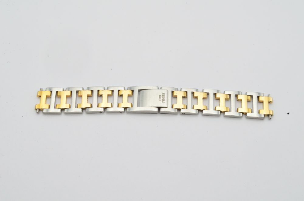エルメス　HERMES vintage bracelet HERMES Vintage Boucle Sellier Sterling Silver Link Bracelet
