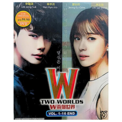 DVD Korean Drama Series W - TWO WORLDS 两个世界 (1-16 End) English Subtitle