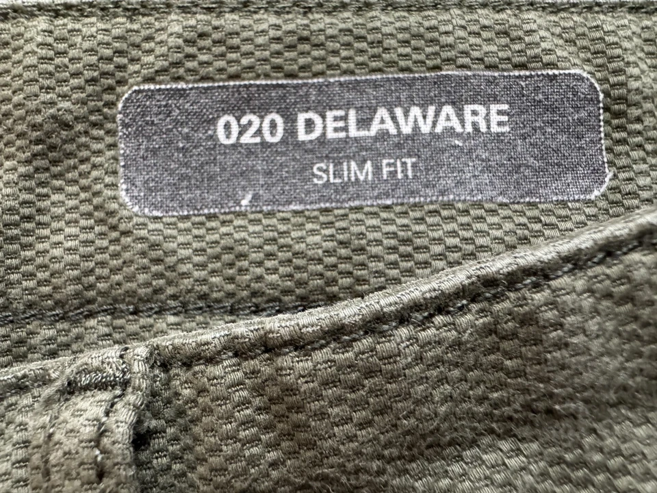 Pantalones de mezclilla verdes ajustados Hugo Boss 020 Delaware - Hombre 36x33 Foto 4 de 4