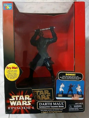 Lof Of 3 Star Wars Episode 1 Interactive Talking Bank New in Box + Darth Vader