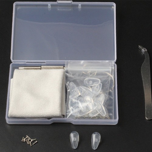Nose Brake Set Eyeglass Repair Kits Optical Tools for Eyeglasses - Zdjęcie 7 z 12
