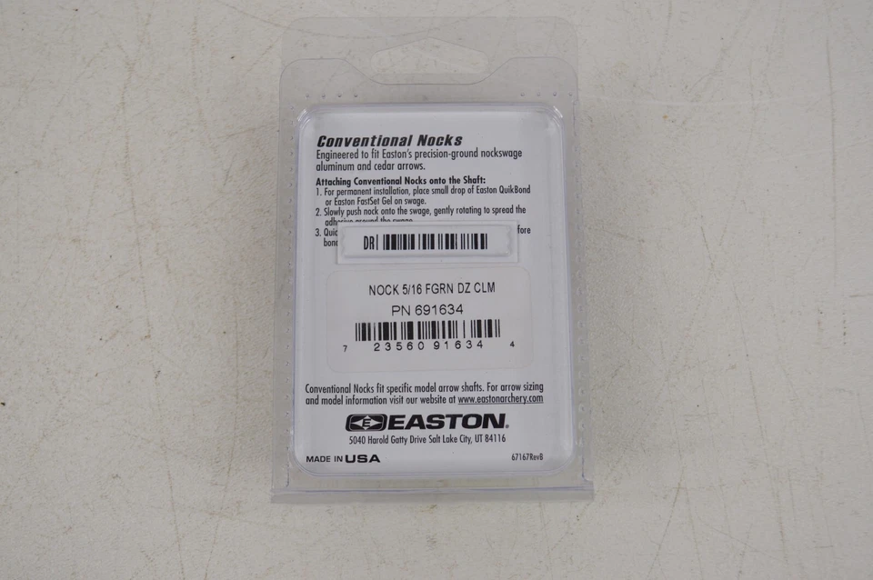 Paquete de 12 levas de flecha convencionales Easton 5/16 para levas y eje de cedro NUEVO Foto 4 de 4