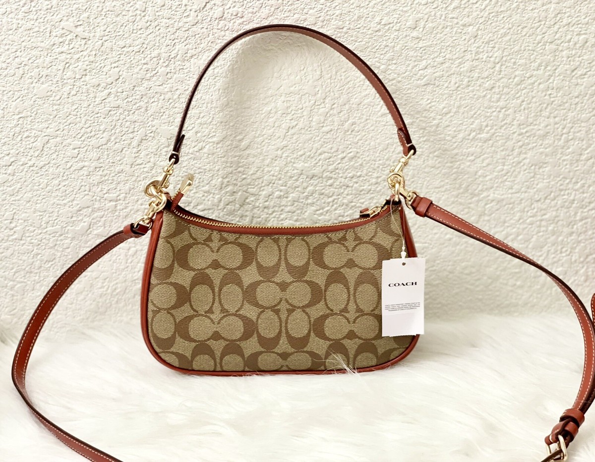 NWT Coach X Peanuts Teri Shoulder Bag In Signature Canvas With