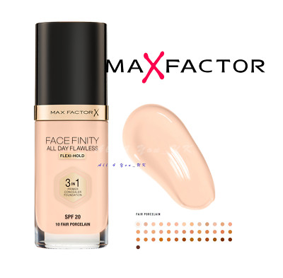 Max Factor Facefinity All Day Flawless 3in1 Foundation LSF20 10 Fair Porcelain