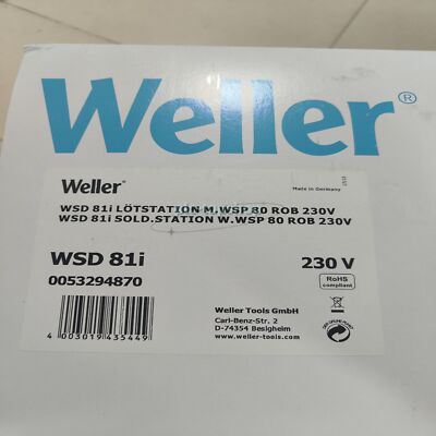 1PCS New Lead Free Soldering Station Weller WSD81i WSD 81i Fast Ship plc