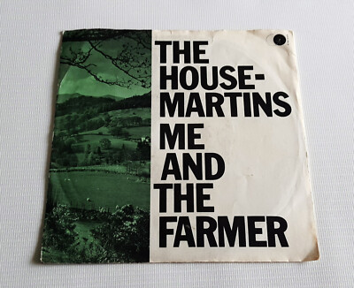 THE HOUSEMARTINS  ME AND THE FARMER (1987)  LP SINGLE VINYL  I BIT MY LIP