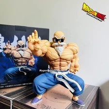 Big 11in Muscle Master Roshi Kame Sennin PVC Figure Toy Statue DBZ Series