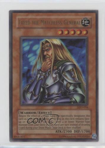 2003 Yu-Gi-Oh! Legacy of Darkness Unlimited Freed the Matchless General (UR) 0e3 - Picture 1 of 3