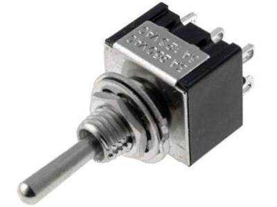TSM203A1 Switch toggle 3-position DP3T ON-OFF-ON 3A/250VAC -25÷85°C NINIGI