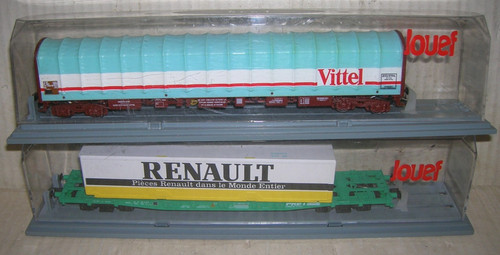 2 Jouef H0 Wagen 657800 Vittel 672500 Renault SNCF  guter Zustand in OVP | Zustand: Gebraucht